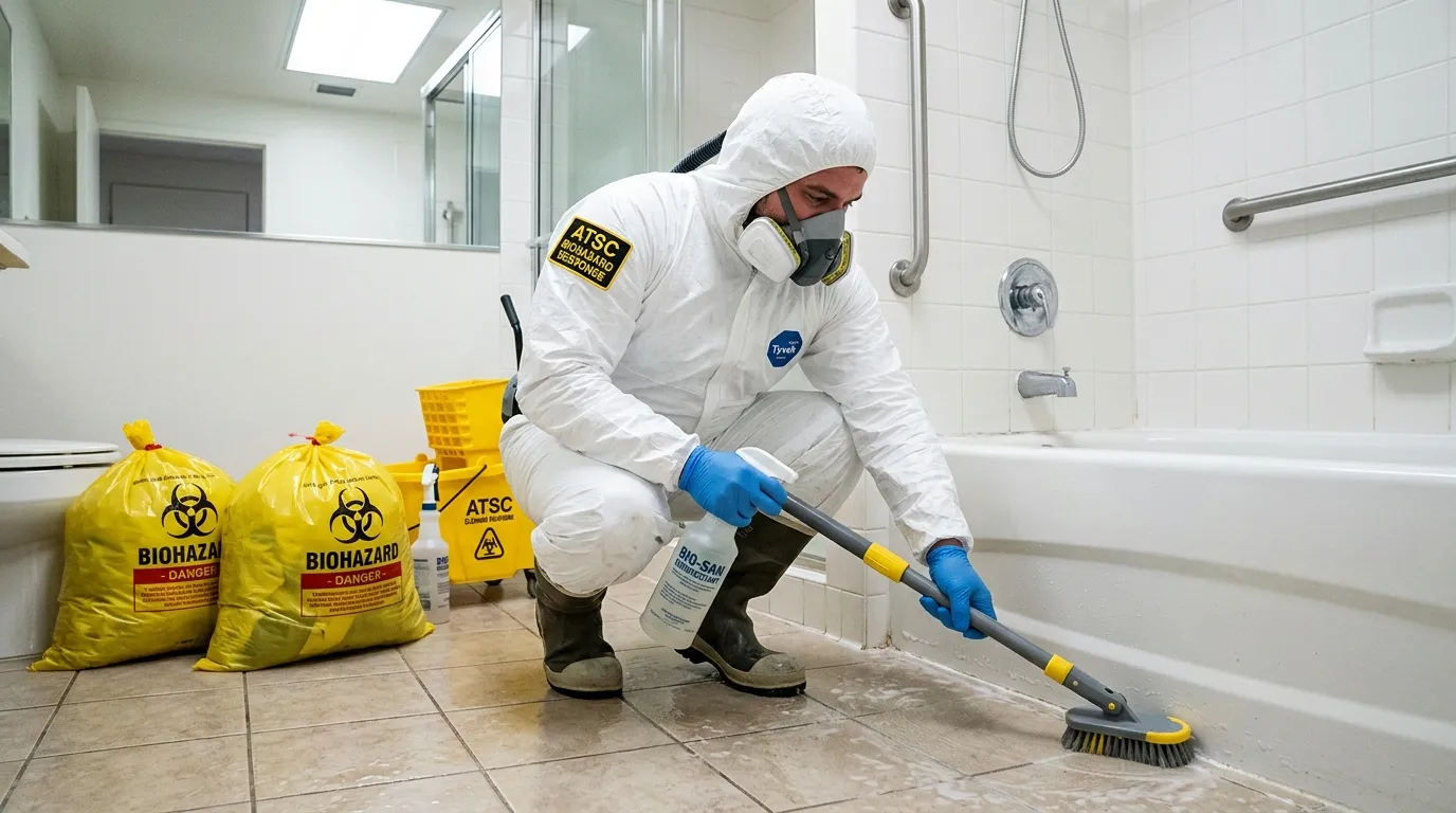Decontamination equipment deployed for Blood Cleanup in Fresno